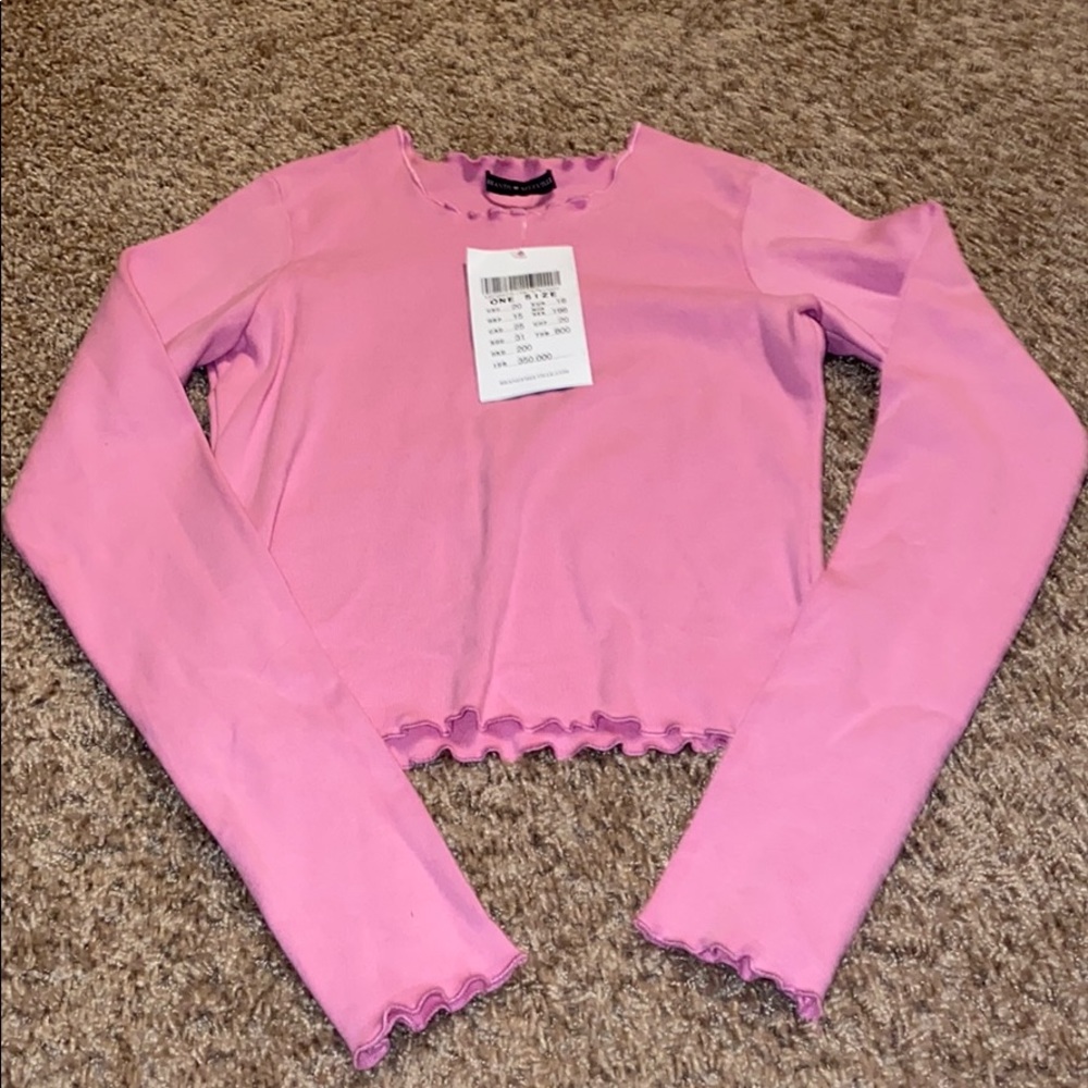 Brandy Melville cropped shirt.